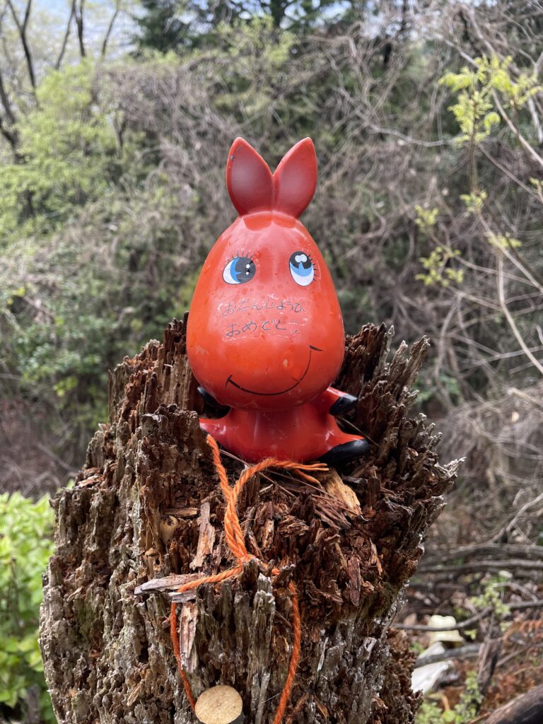 途中にあったウサギ？のキャラクター