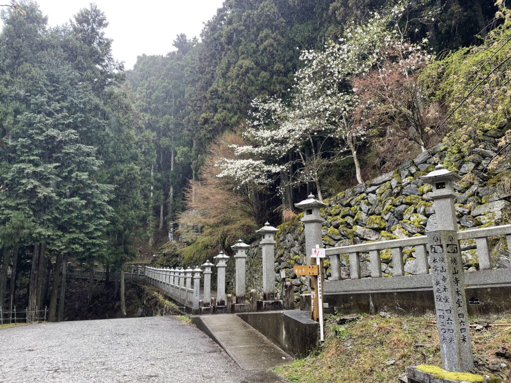 焼山寺の参道