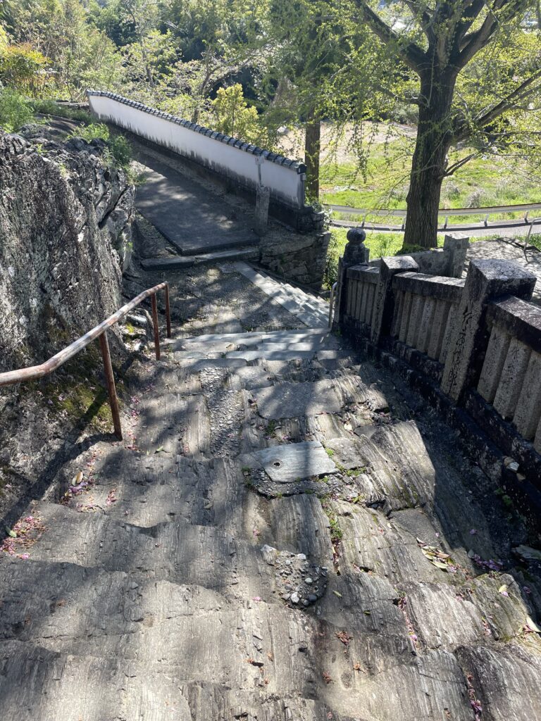 階段にも流水模様