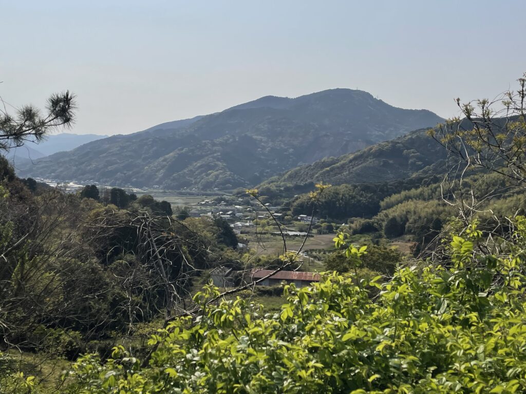 勝浦の里を見下ろす