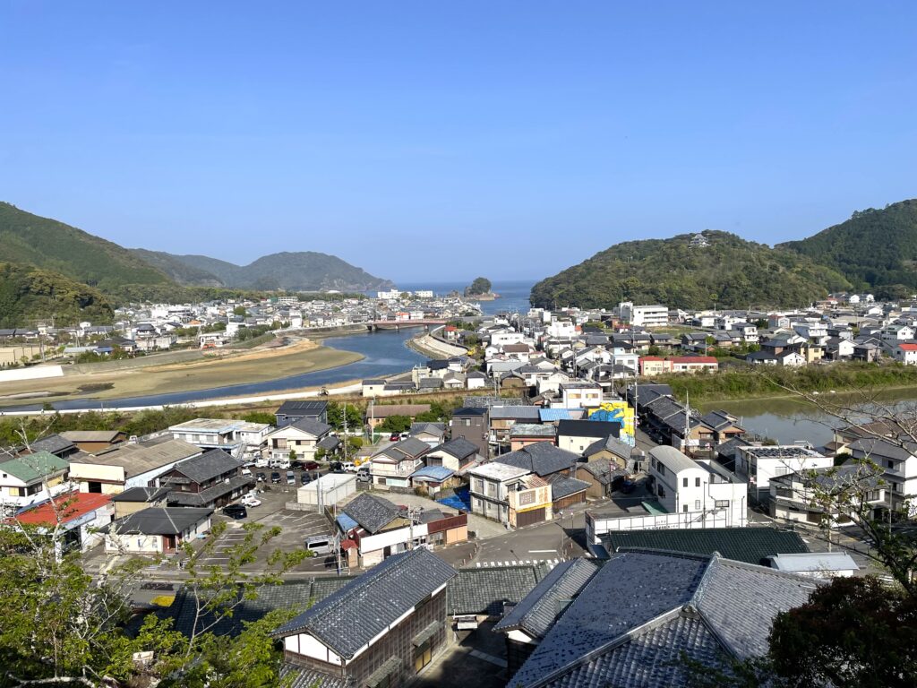 日和佐の町並み