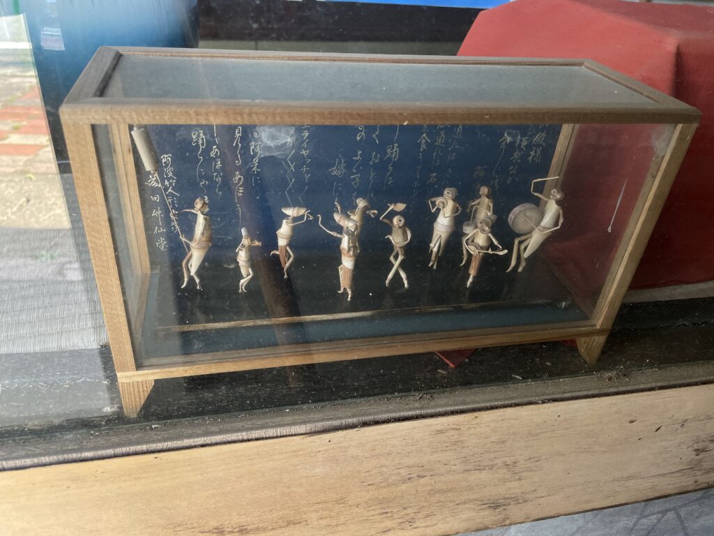 阿波踊りのミニチュア