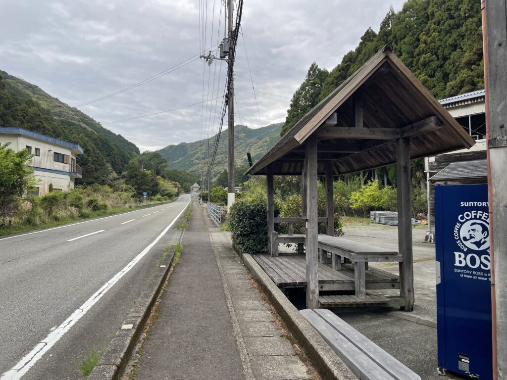 海部臨在前の休憩所