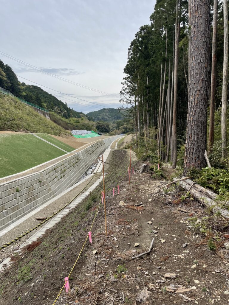 工事現場に行き当たった