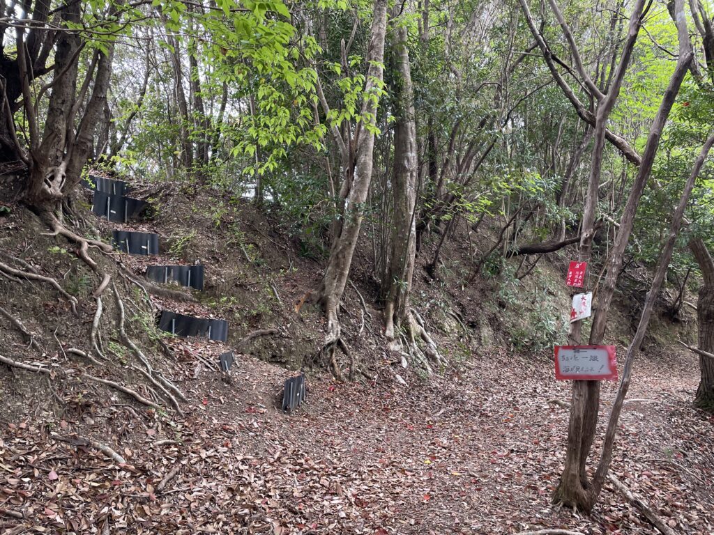 展望ポイントへの案内