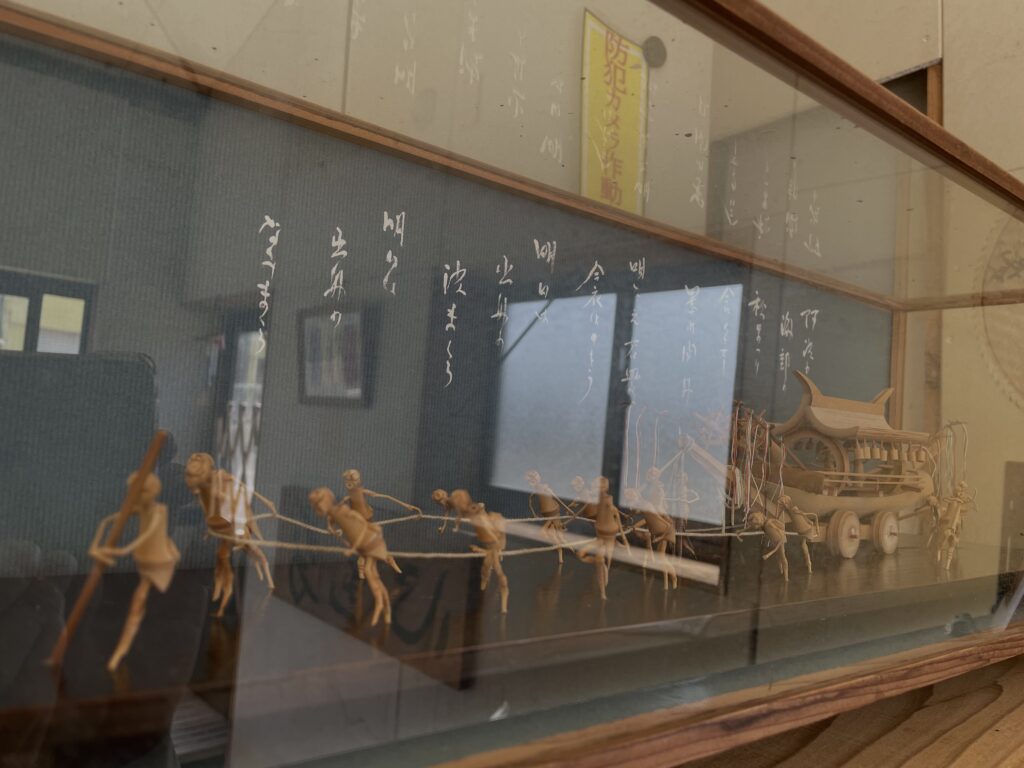 阿波踊りのミニチュア