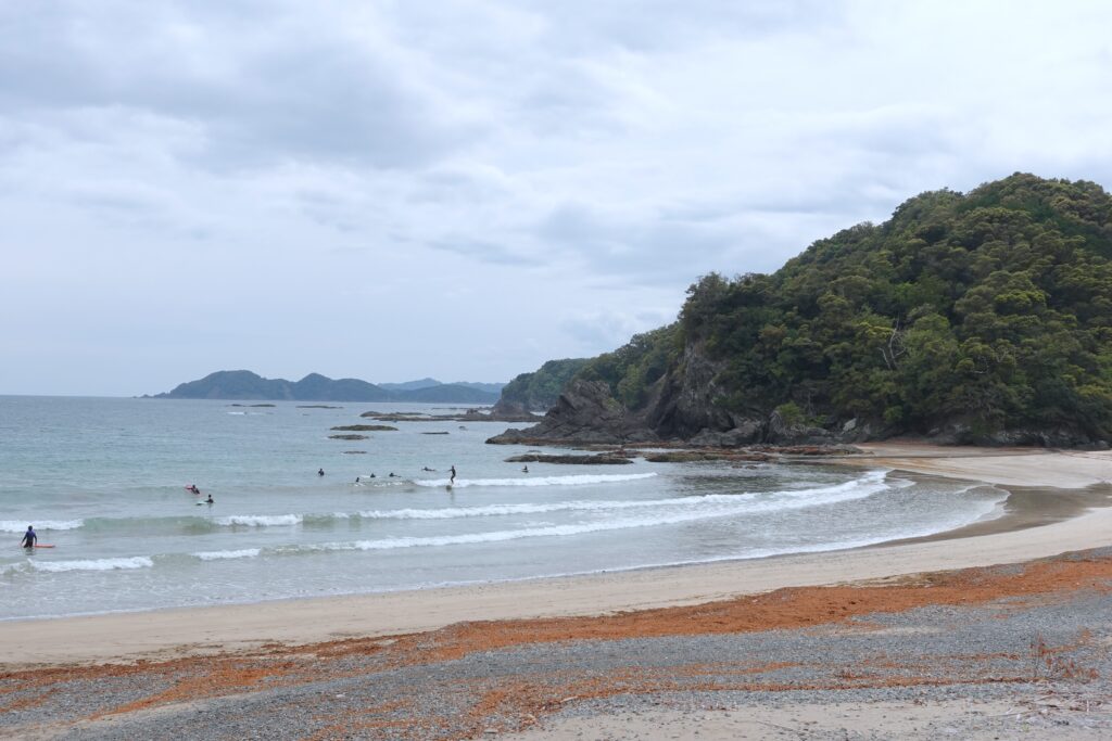 サーファーがたくさんいた