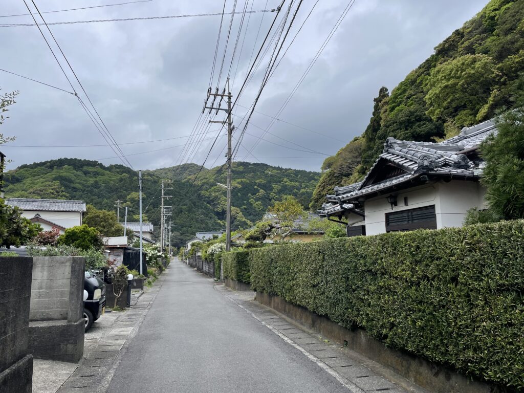 尾崎の町並み