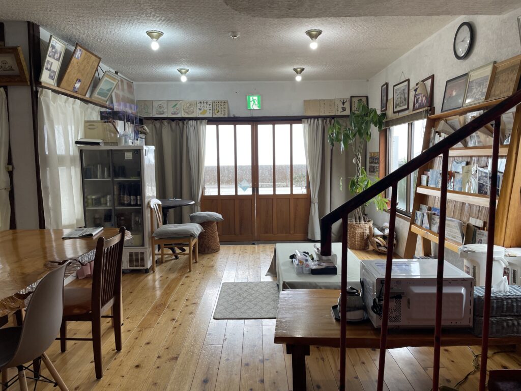 お宿のロビー