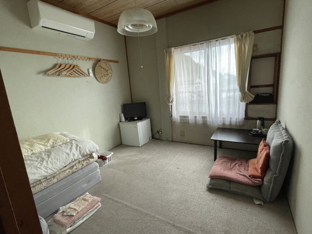 出発前に部屋の様子をパチリ