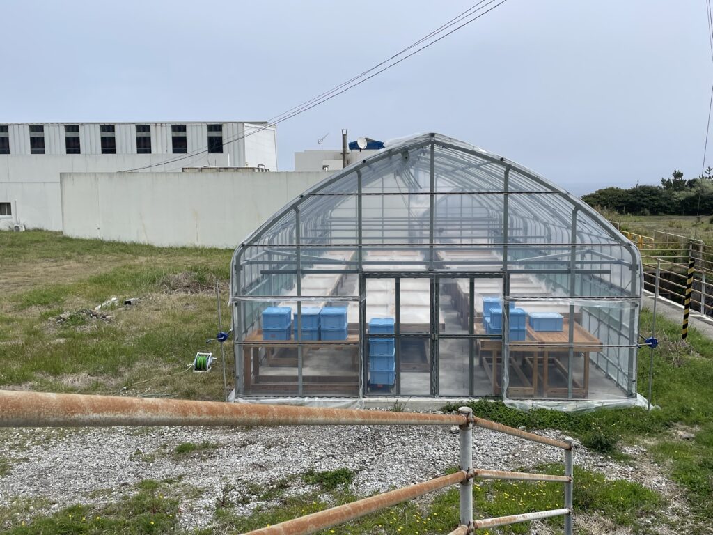 海洋深層水の工場と製塩場