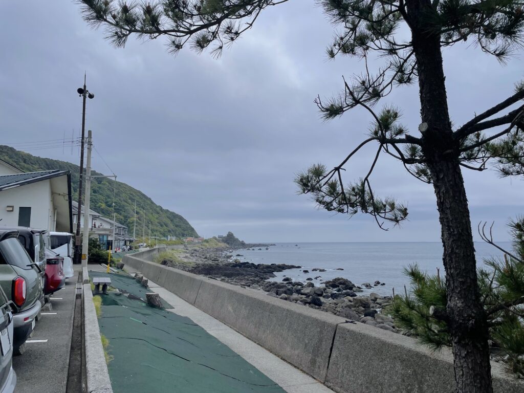 不動岩が遠くに見えた