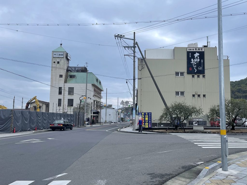 大師の宿と旭屋旅館跡